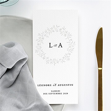 Menu mariage sublime