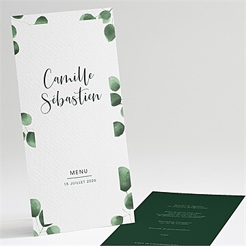 Menu mariage fraîcheur végétale