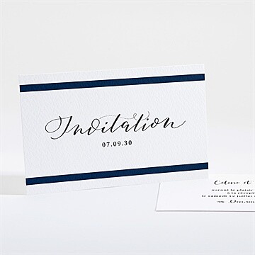 Carton d'invitation mariage réf. N161123