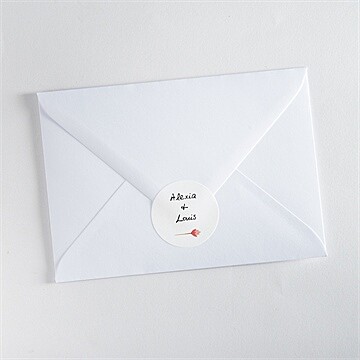 Sticker mariage folie printanière - Mise en situation
