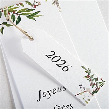 Carte de voeux voeux élégants - détail de la carte