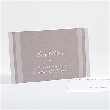 Carton d'invitation mariage réf. N161131