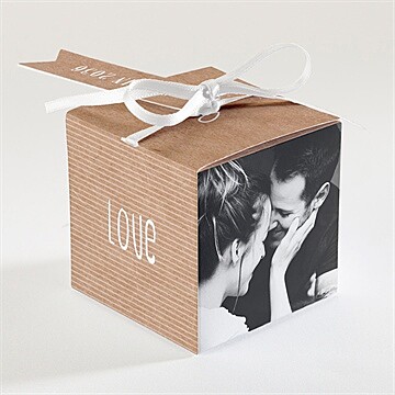 Boîte de dragées mariage myriade - Dos de la boîte