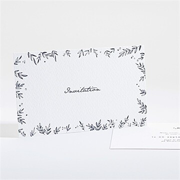 Carton d'invitation mariage réf. N161147