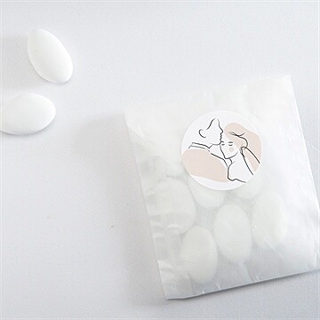 Sticker mariage tendres - Mise en situation