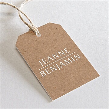 Etiquette mariage nature chic