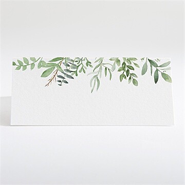 Marque-place mariage nature chic - Dos du marque-place