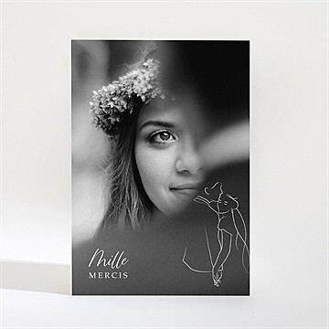Remerciement mariage belle esquisse