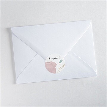 Sticker naissance son petit look - Mise en situation