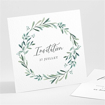 Carton d'invitation mariage semer notre amour
