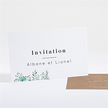 Carton d'invitation mariage réf. N161166