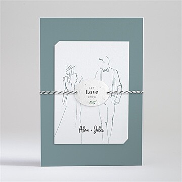 Faire-part mariage so let love grow