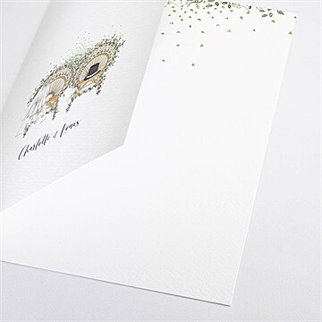 Livret de messe mariage fusion champêtre - Détail du livret
