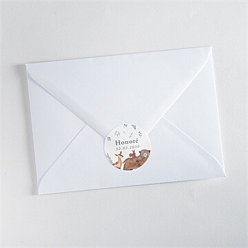Sticker naissance la joyeuse bande - Mise en situation