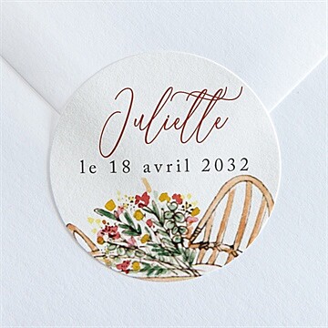 Sticker naissance mon petit couffin