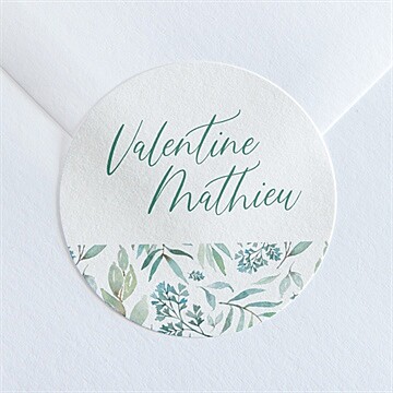 Sticker mariage délicat