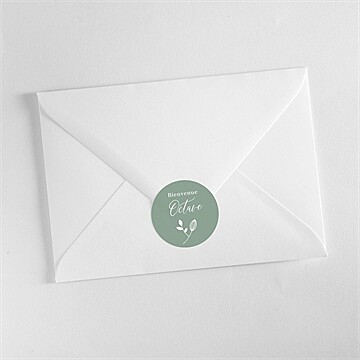 Sticker naissance lumineux - Mise en situation
