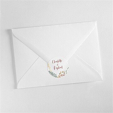 Sticker mariage terre de feu - Mise en situation