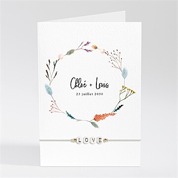 Faire-part Mariage Violet - Popcarte