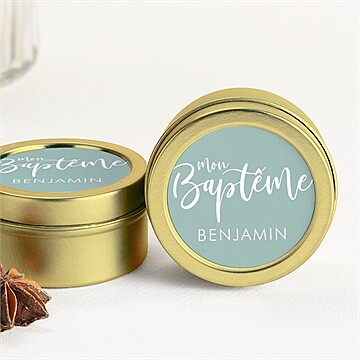 Bougie baptême jeu de mots