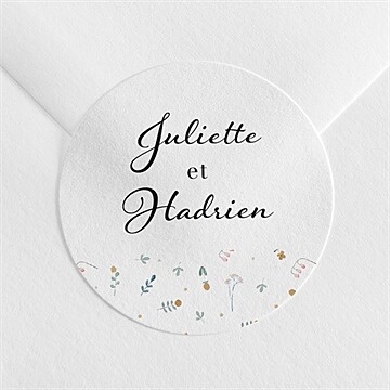 Sticker mariage notre sweet love