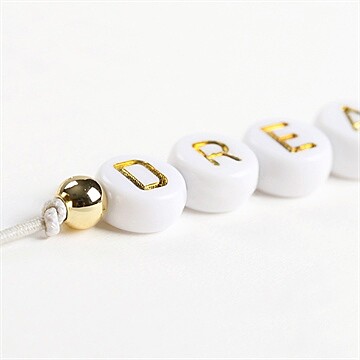 Remerciement mariage love bracelet - Vue zoomée