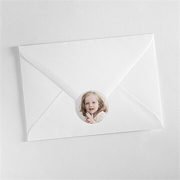 Sticker baptême petite chouchou - Mise en situation