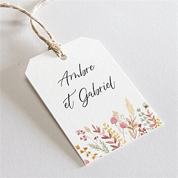 Etiquette mariage incandescent