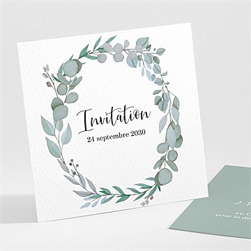 Carton d'invitation mariage a l'unisson