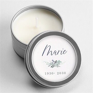 Bougie souvenir merci pour elle