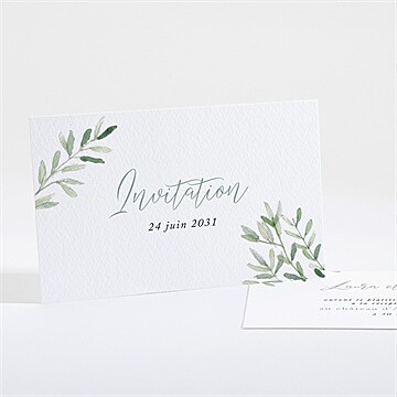 Carton d'invitation mariage réf. N161217