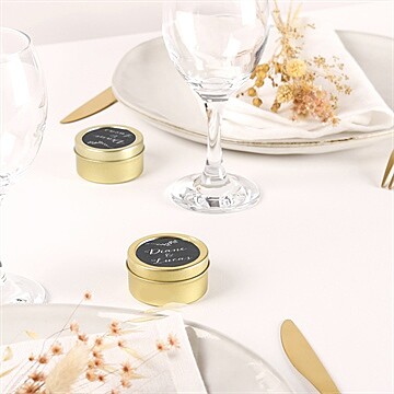 Bougie mariage retro original - Mise en situation