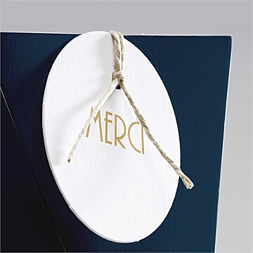 Boîte surprise mariage art déco - Détail de la boîte