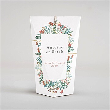 Boîte surprise mariage notre promesse - Dos de la boîte