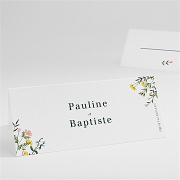 Marque-place mariage encadrés