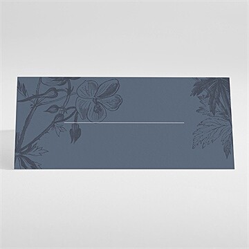 Marque-place mariage dorure sur gravure - Dos du marque-place