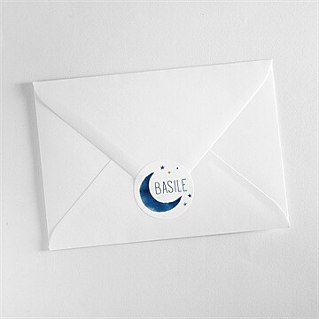 Sticker naissance nuit étoilée - Mise en situation