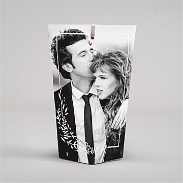 Boîte surprise mariage en relief - Dos de la boîte