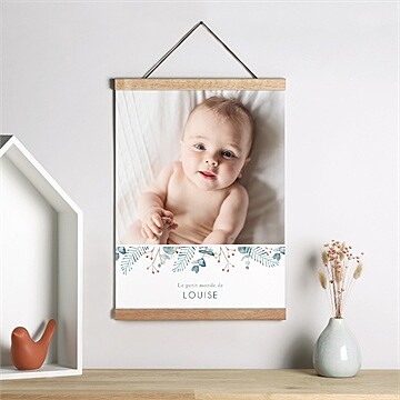 Affiche naissance apesanteur - Mise en situation