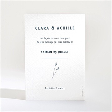 Save the Date mariage esquisse - Dos de la carte