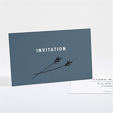 Carton d'invitation mariage réf. N161236