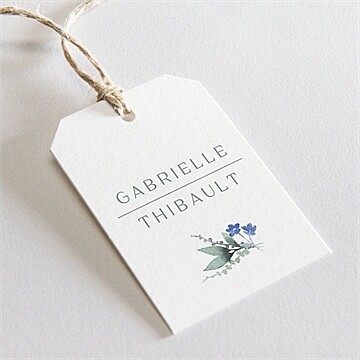 Etiquette mariage poésie d'aquarelle