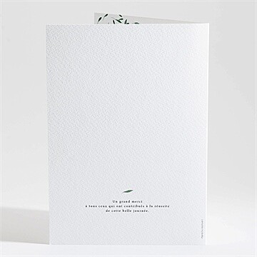 Livret de messe mariage so chic - Dos du livret