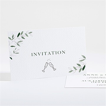 Carton d'invitation mariage réf. N161244