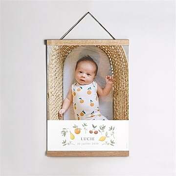 Affiche naissance poésie d'eté