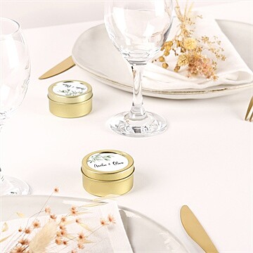 Bougie mariage sous les oliviers - Mise en situation