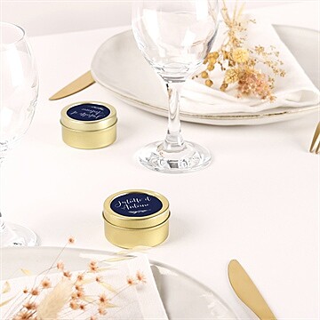 Bougie mariage notre bouquet - Mise en situation