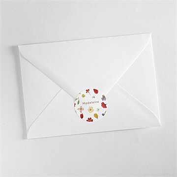 Sticker naissance harmonie d'automne - Mise en situation