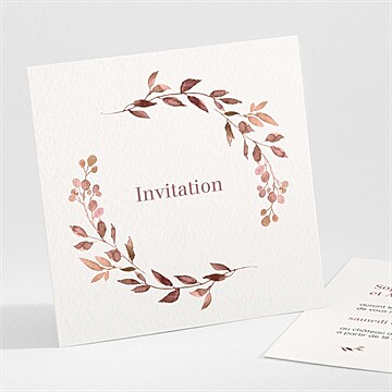 Carton d'invitation mariage réf. N301420