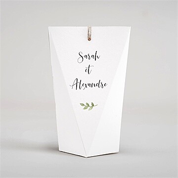 Boîte surprise mariage balade champetre - Dos de la boîte